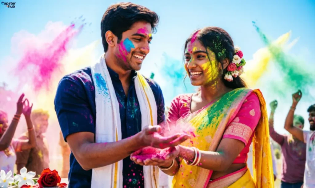 Holi Caption for Love