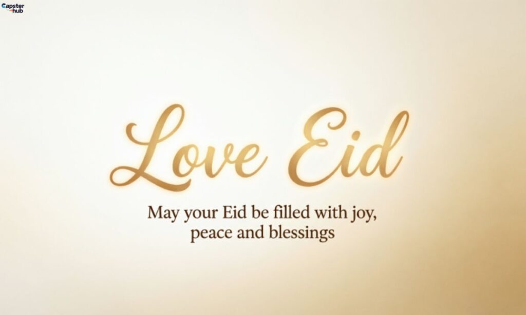 Love Eid Captions for Instagram