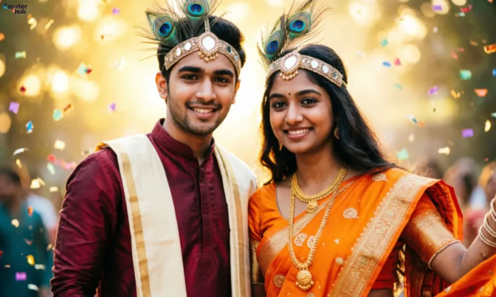 Navratri Couple Captions