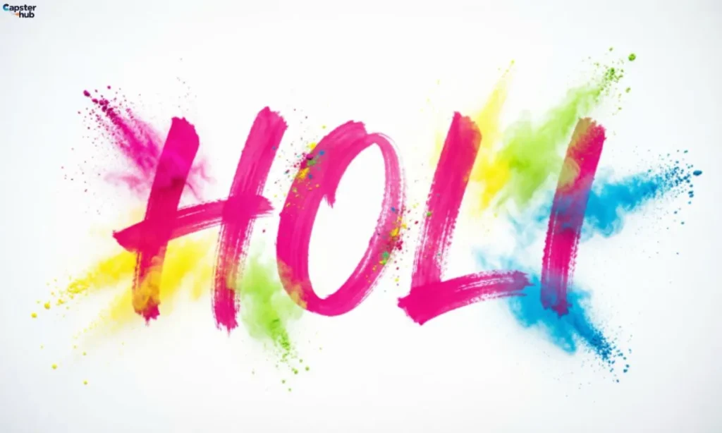 One Word Holi Captions for Instagram