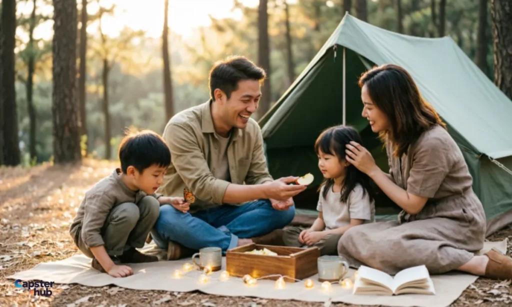 Family Camping Captions