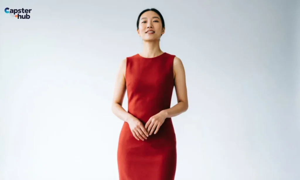 Bold & Confident Red Dress Captions