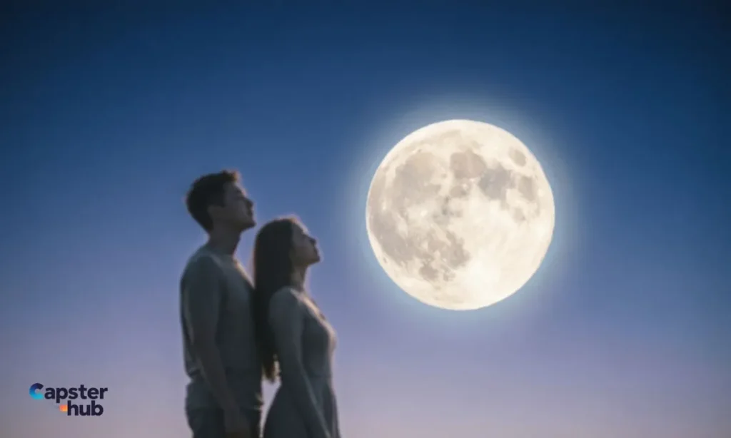 Romantic Moon Captions (for a partner or crush)
