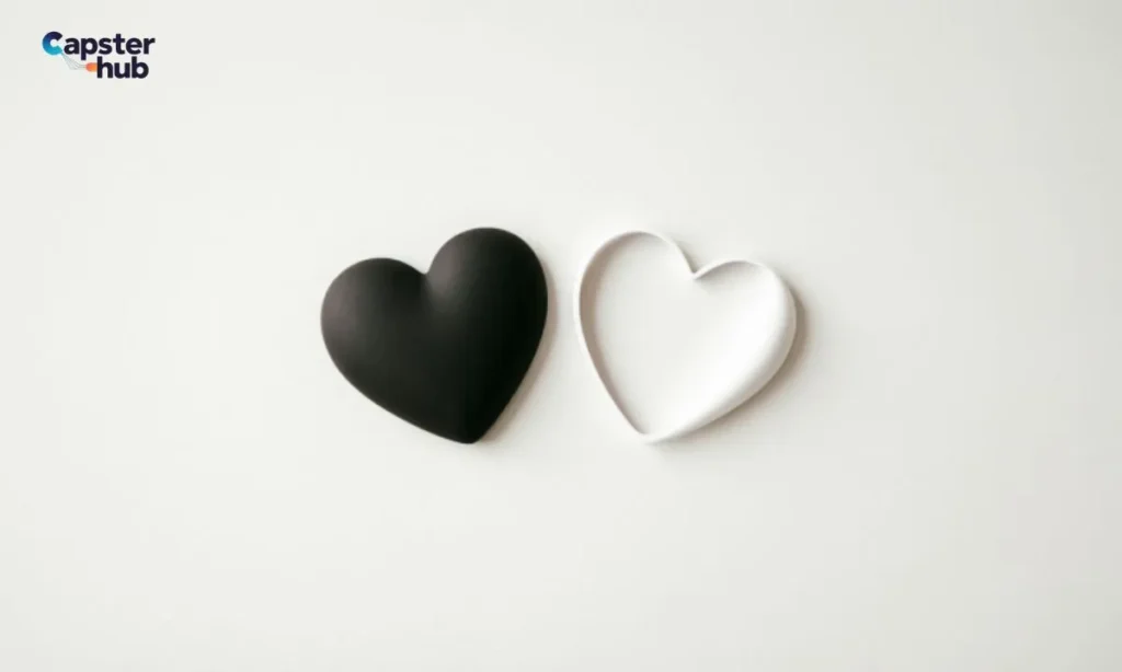 Black and White Love Captions for Instagram