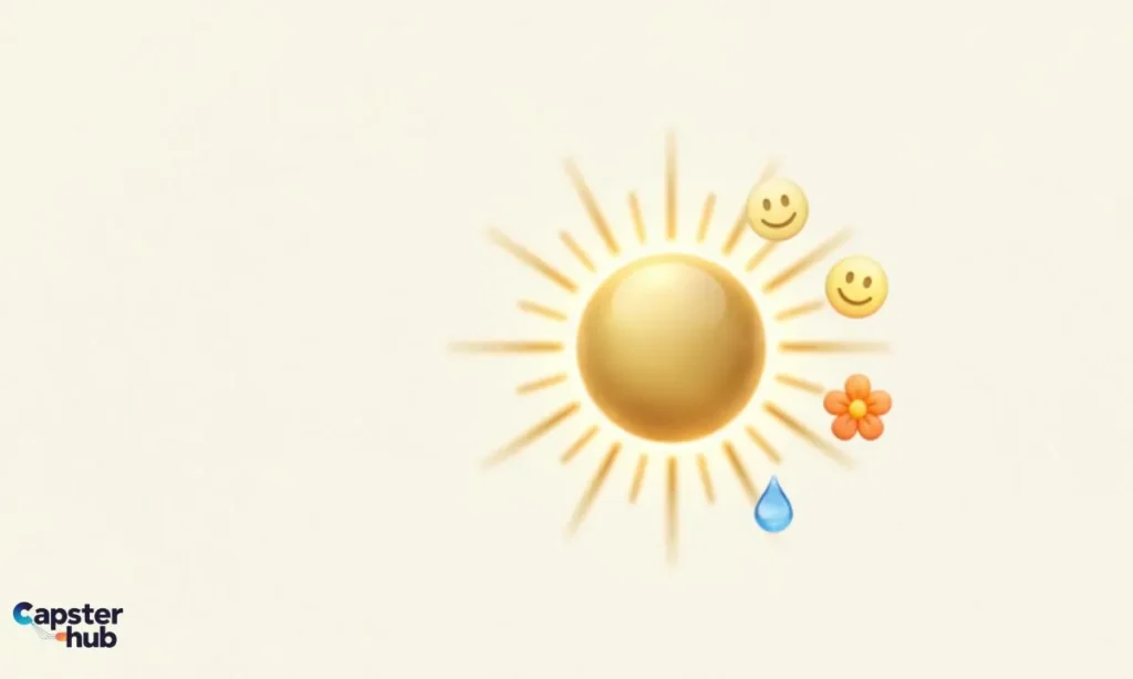Sun-Kissed Captions with Emojis for Reels